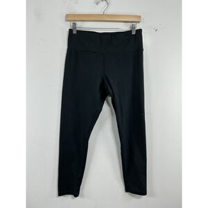 Woman’s Excellent Cond. Jockey Pull On Stretch Athletic Capri Pants Medium Black